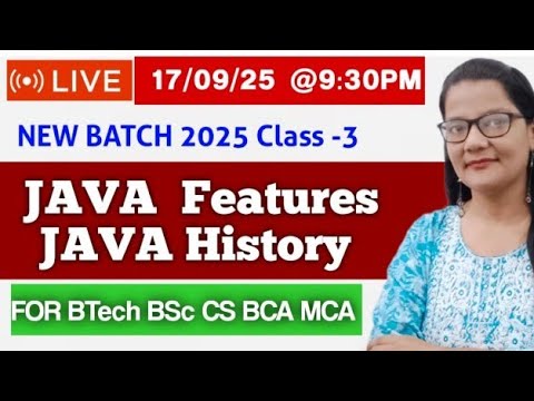Features Of Java Programming Class 3introduction To Java