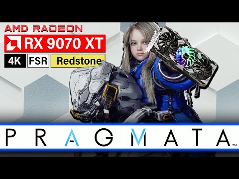 Pragmata Demo [4K] AMD RX 9070XT Maximum RT, FSR 4 and FSR ML-FG