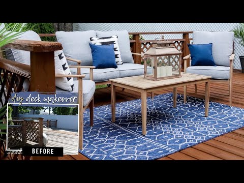 Easy DIY Deck & Backyard Makeover (In ONE Weekend)!