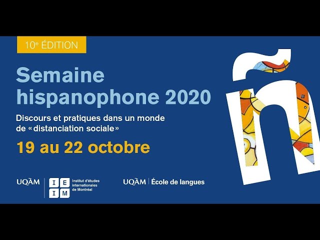 Semaine hispanophone 2020: Conférence de Pedro Ángel Palau, écrivain, Université Tufts