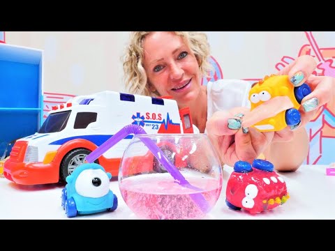 Spielzeugvideo mit Nicole - Spielspaß mit tollen Spielzeugautos - 3 Videos am Stück