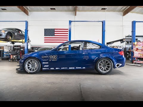 BMW E92 M3 Race Car with APEX SM-10 Wheels