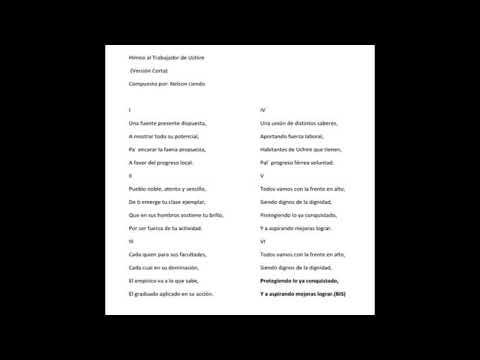 Himno del Trabajador de Uchire (versión corta)