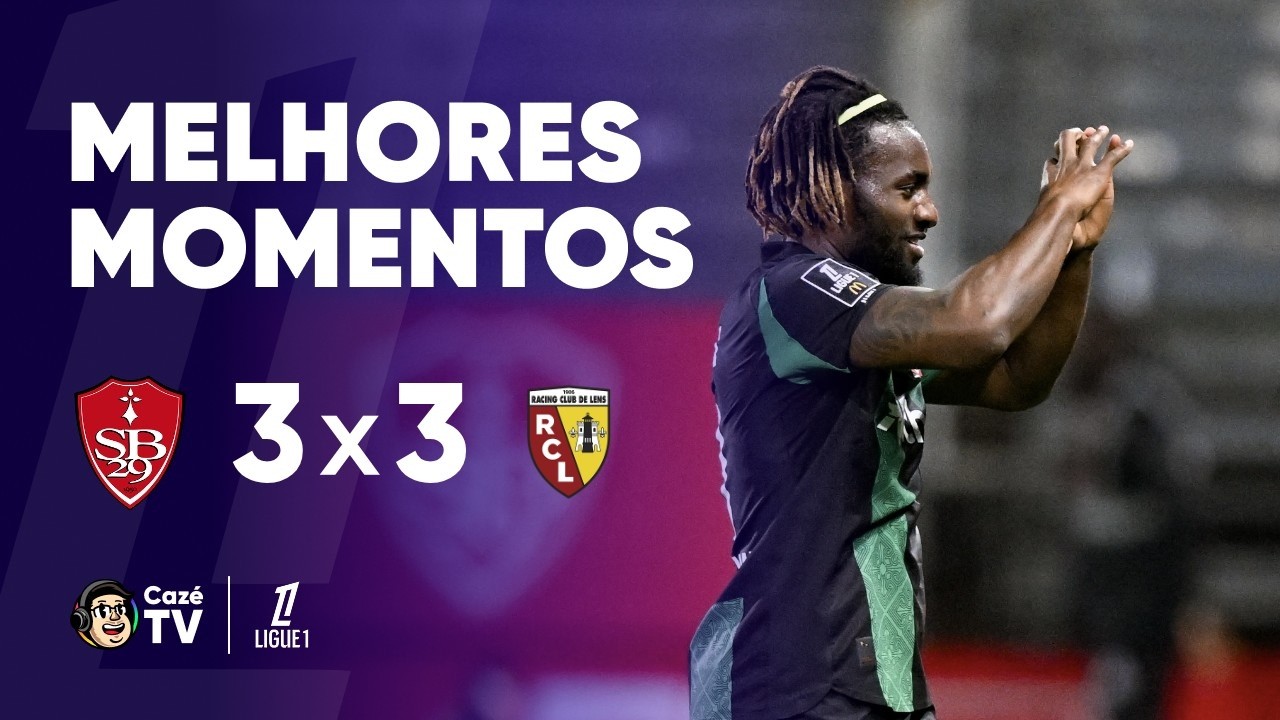 MELHORES MOMENTOS: STADE BRESTOIS 3 X 3 LENS | LIGUE 1 2025/2026 | 31ª RODADA