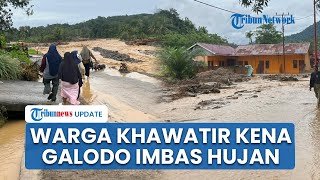 Debit Sungai Batu Busuak di Padang Naik Imbas Hujan, Warga Khawatir Kena Galodo Lagi