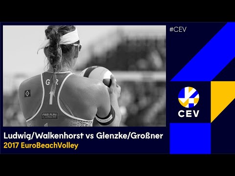 Ludwig/Walkenhorst vs Glenzke/Großner - #EuroBeachVolleyW 2017