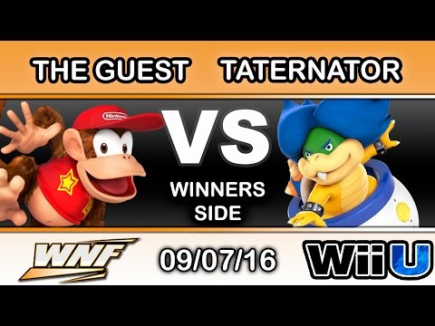 WNF 3.6 - The Guest (Diddy Kong) Vs. Taternator (Bowser Jr) Winners Side - Smash Wii U