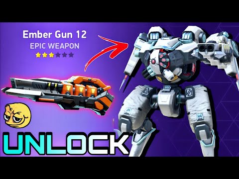 EMBER GUN 12 Unlock 😍💯 || Eclipse With Ember Gun Gameplay - Mech Arena