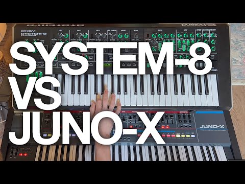 Juno-X vs. System-8: Matching Sounds (Juno 106 Models)