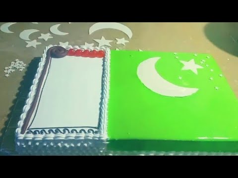 new Pakistani parcham cake Pakistani jhanda cake #chefirfanali