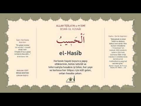 El-Hasib -celle celalûhu- (Esmâ-ül Hüsnâ Şerhi 41) - Abdullah Sert