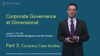 Joe Chi on Corporate Governance: Part Three