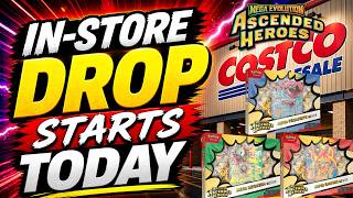 IN-STORE DROP STARTS TODAY! Pokémon Costco Ascended Heroes ex Boxes In-Store for CHEAP!