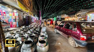 🇵🇰 Lal Kurti Rawalpindi | 11 Rabi ul Awwal Night Walk | Eid Milad un Nabi 2025 Lighting 🌙✨