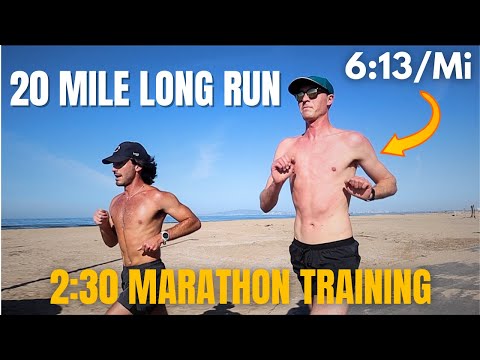 20 Mile Long Run training for a 2:30 Marathon