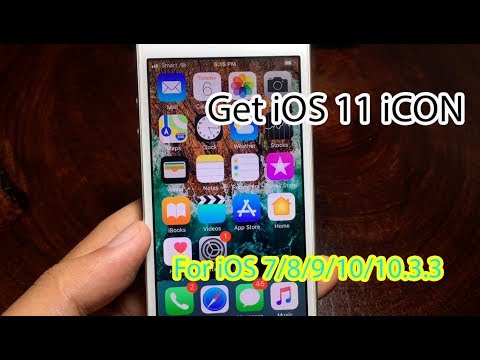 How to Get iOS 11 iCON Theme For iOS 7/8/9/10/10.3.3