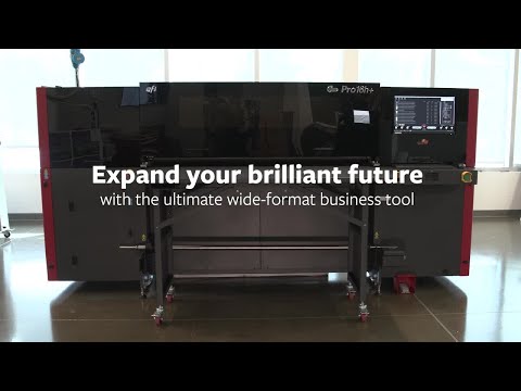 EFI Pro 16h+ Hybrid LED Printer Overview