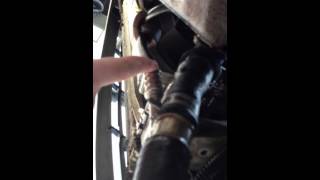 Fixing leaking transmission cooler line on 2002 Ford Taurus