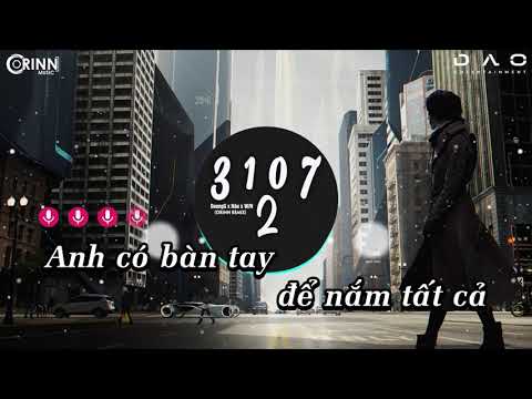 KARAOKE | 3107-2 (Orinn Remix) - DuongG x Nâu x W/N | Nhạc Trẻ EDM Hot Tik Tok Gây Nghiện Nhất