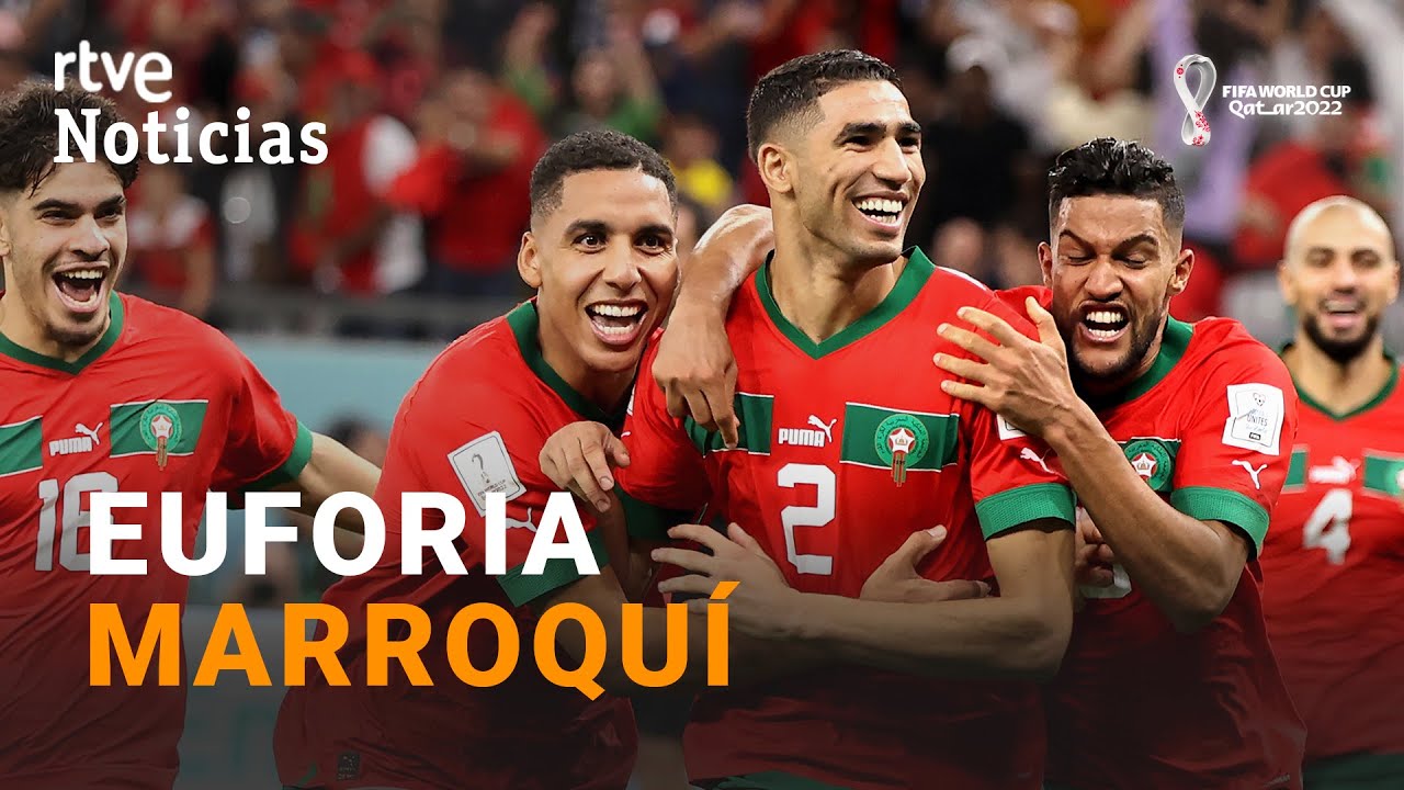 MUNDIAL CATAR-MARRUECOS: Los AFICIONADOS CELEBRAN su HISTÓRICO PASE a CUARTOS I RTVE