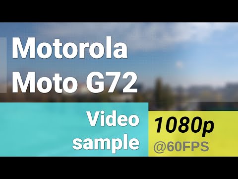 1080p 60fps (main camera, 2x zoom) - Motorola Moto G72 video sample
