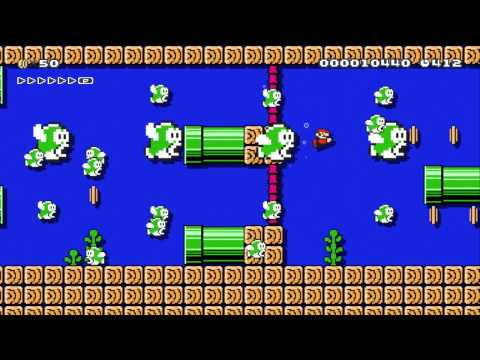 Cheep Cheep's Deepwater Grotto by Soulsilver - SUPER MARIO MAKER - NO COMMENTARY 1AT