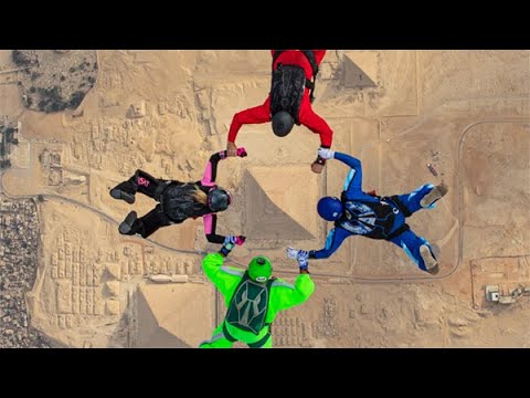 Skydiving over the pyramids! Nov 2020