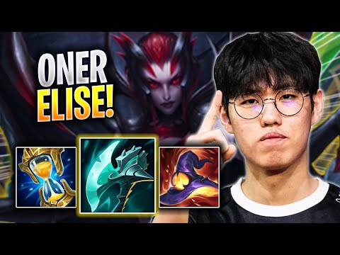 ONER SHOWTIME WITH ELISE! - T1 Oner Plays Elise JUNGLE vs Volibear! | Season 2023