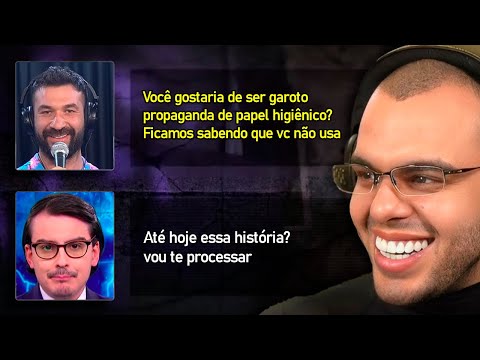 DUDU CAMARGO SOFRE TROTE PESADO DE COMEDIANTE - Maicon react