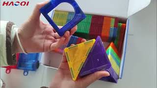 Magnetic tiles toy