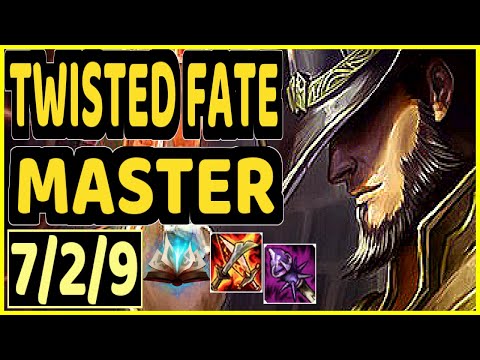 MILICA (TWISTED FATE) - 7/2/9 KDA MID GAMEPLAY - EUW Ranked MASTER