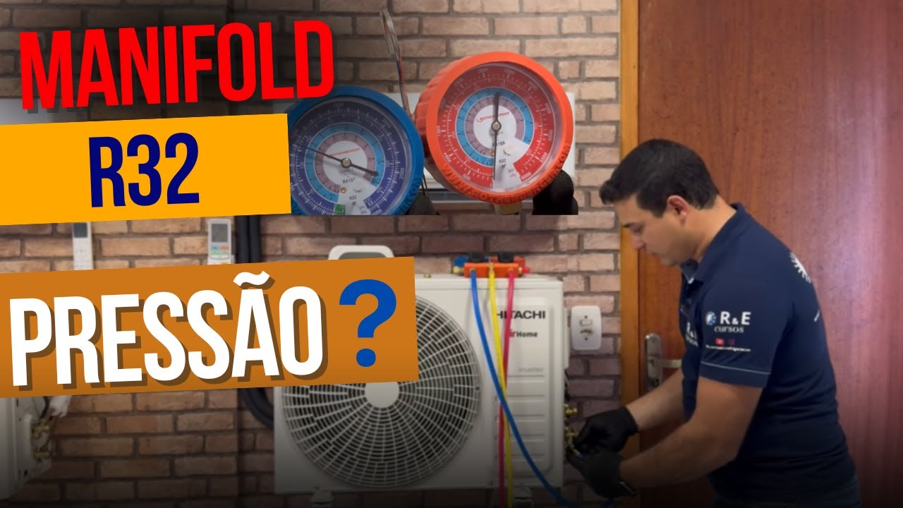 Manômetro para o gás R32
