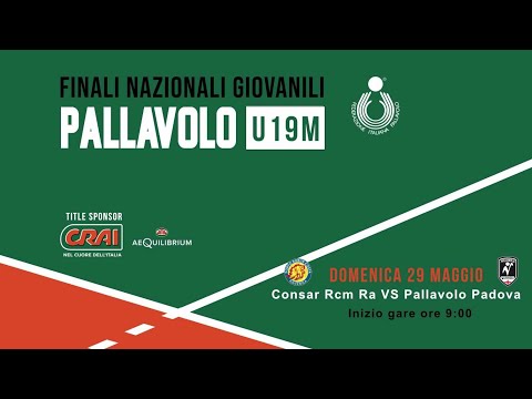 Campionati Nazionali U19 Finale 5^ - 6^ posto Consar Rcm Ravenna - Pallavolo Padova