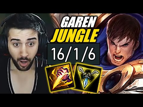 ADEUS TOP! TESTEI O NOVO GAREN JUNGLE E ELE TÁ ABSURDAMENTE BROKEN!!!