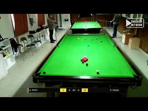 TUSCANY SNOOKER ACADEMY - REG. FIBIS TOSCANA CAT. B 2020/21 - A. FOTI vs F. FAVA