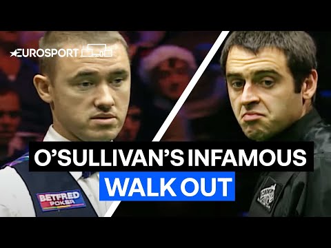 When Ronnie O'Sullivan walked out at 2006 UK Championship | Classic Matches | Eurosport Snooker
