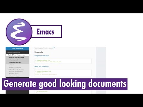 Org-mode - Generate good looking documents