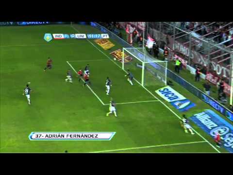 Gol Fernández. Independiente 1 Unión 1. Torneo Final 2013. Fecha 9. Fútbol Para Todos