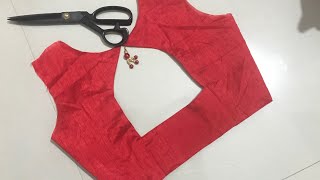 30 Latest back side Boat neck blouse cutting and stitching || How to make popular boat neck blouse