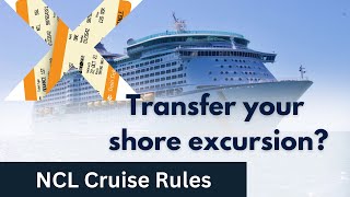 Can You Give Away a Cruise Excursion?