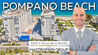 Inside This 2 Bedroom Oceanfront Condo at Pompano Aegean | Larry Mastropieri Tours Pompano Beach