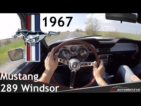 Ford Mustang 1967 289 V8 POV Test Drive + Acceleration 0 - 80 mph