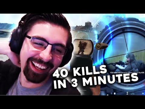 Shroud's 40 Kills In 3 MINUTES