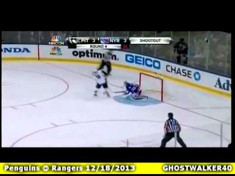 Shootout - Penguins @ Rangers 12/18/2013 (Test Video)