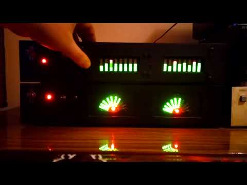 Analizator widma akustycznego AVT5866 + Pseudoanalogowy wskaźnik wysterowania   VU-metr AVT2353