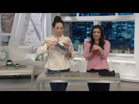 Earth Origins Leather Slip-On Shoes- Rapid Teddy on QVC