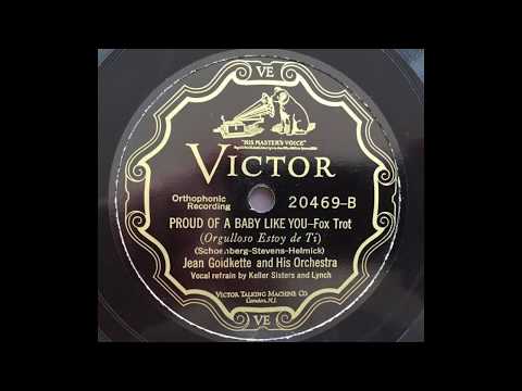 Proud Of A Baby Like You - Jean Goldkette & His Orchestra (w Bix Beiderbecke)