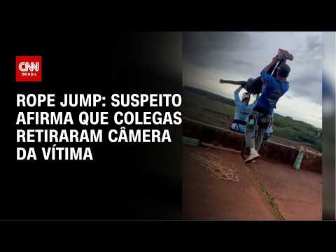 Caso rope jump: suspeito afirma que colegas removeram câmera após acidente | CNN PRIME TIME