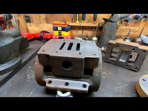 Steam Engine cylinder casting and valves