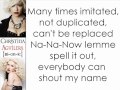 Christina Aguilera - Bionic (Lyrics On Screen ...